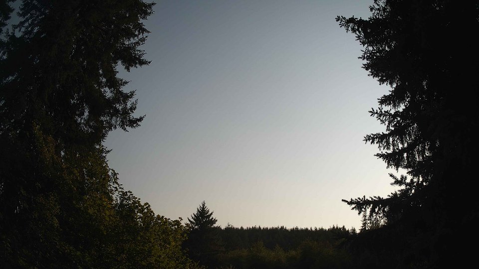 Pacific Northwest skyline timelapse frame from Aug 13th, 2026 at 5:30 PM