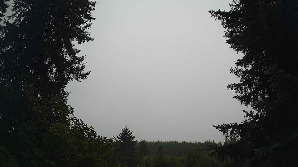Pacific Northwest skyline timelapse frame from Aug 14th, 2026 at 7:30 AM