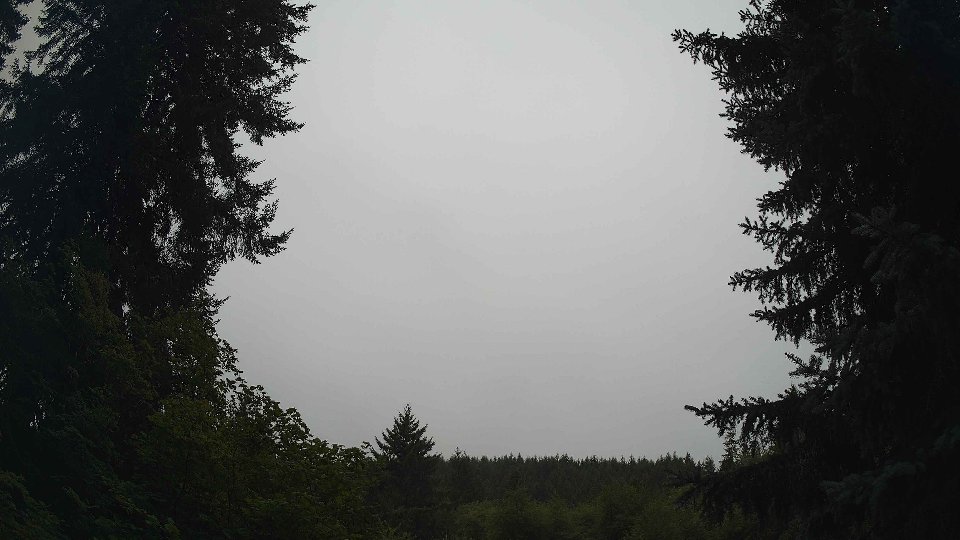 Pacific Northwest skyline timelapse frame from Aug 14th, 2026 at 8:30 AM