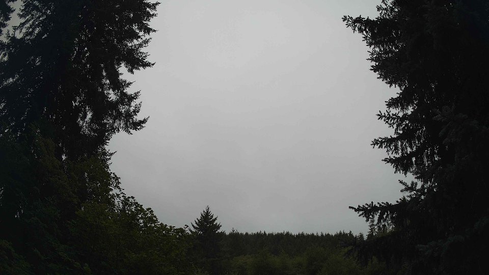 Pacific Northwest skyline timelapse frame from Aug 14th, 2026 at 8:45 AM