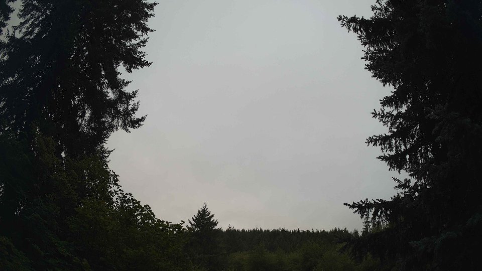 Pacific Northwest skyline timelapse frame from Aug 14th, 2026 at 9:45 AM
