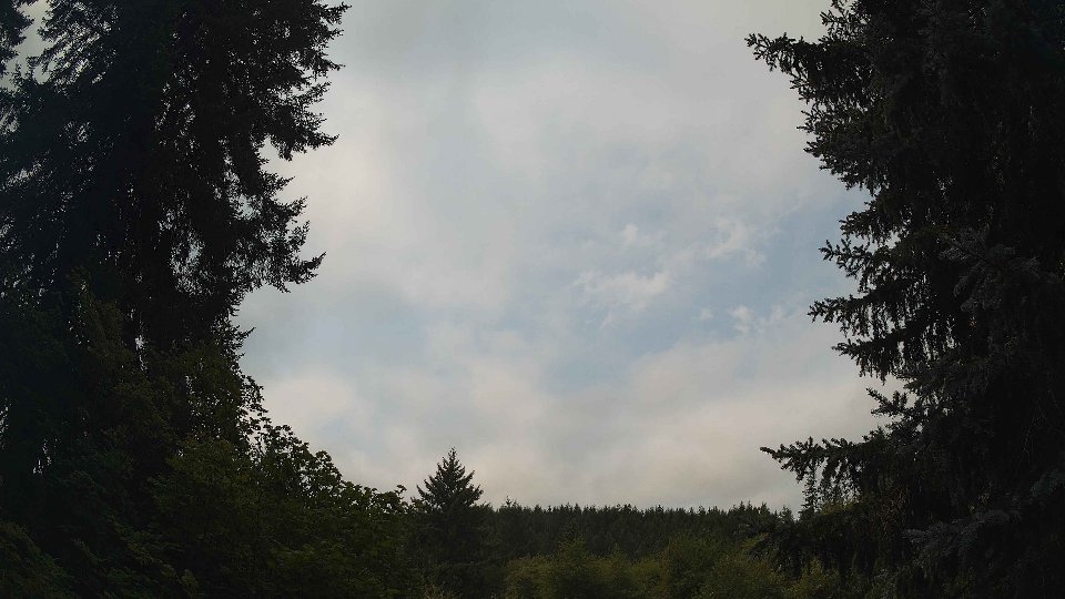 Pacific Northwest skyline timelapse frame from Aug 14th, 2026 at 11:45 AM
