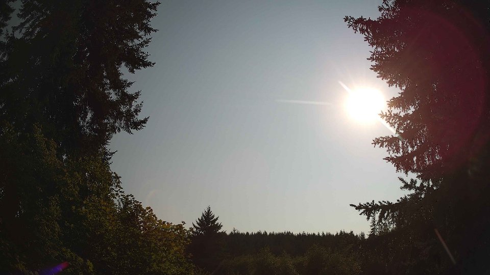 Pacific Northwest skyline timelapse frame from Aug 14th, 2026 at 5:00 PM