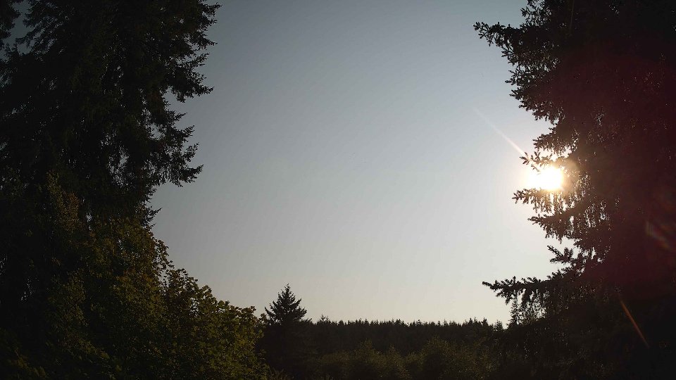Pacific Northwest skyline timelapse frame from Aug 14th, 2026 at 5:30 PM