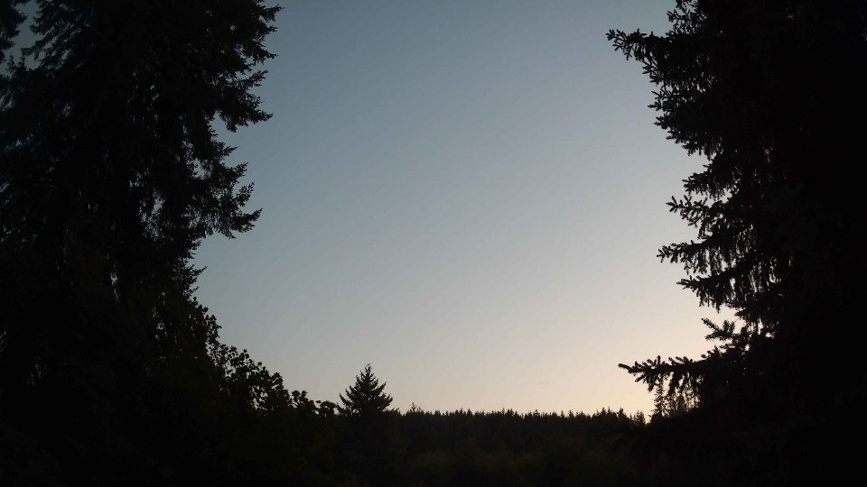 Pacific Northwest skyline timelapse frame from Aug 14th, 2026 at 8:45 PM