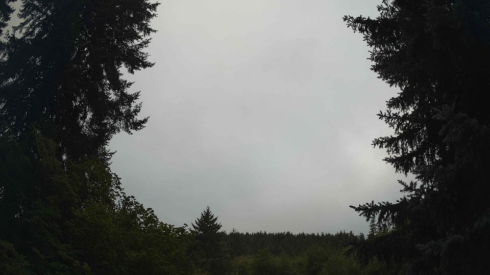 Pacific Northwest skyline timelapse frame from Aug 15th, 2026 at 7:30 AM