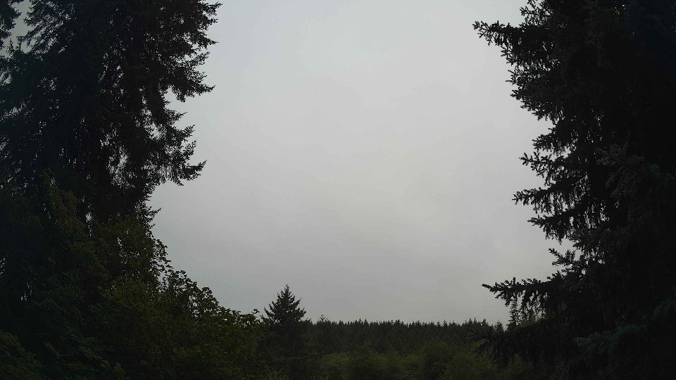 Pacific Northwest skyline timelapse frame from Aug 15th, 2026 at 7:45 AM