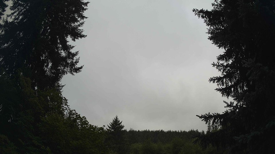 Pacific Northwest skyline timelapse frame from Aug 15th, 2026 at 8:15 AM