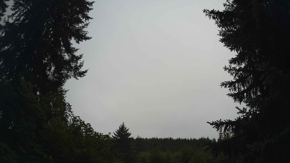 Pacific Northwest skyline timelapse frame from Aug 15th, 2026 at 8:45 AM