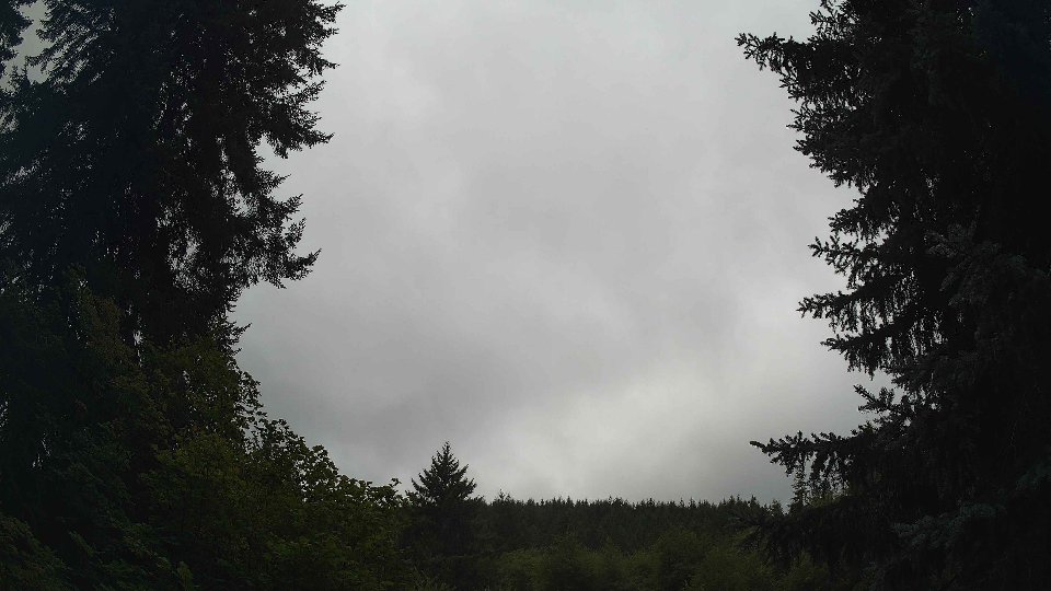 Pacific Northwest skyline timelapse frame from Aug 15th, 2026 at 12:00 PM