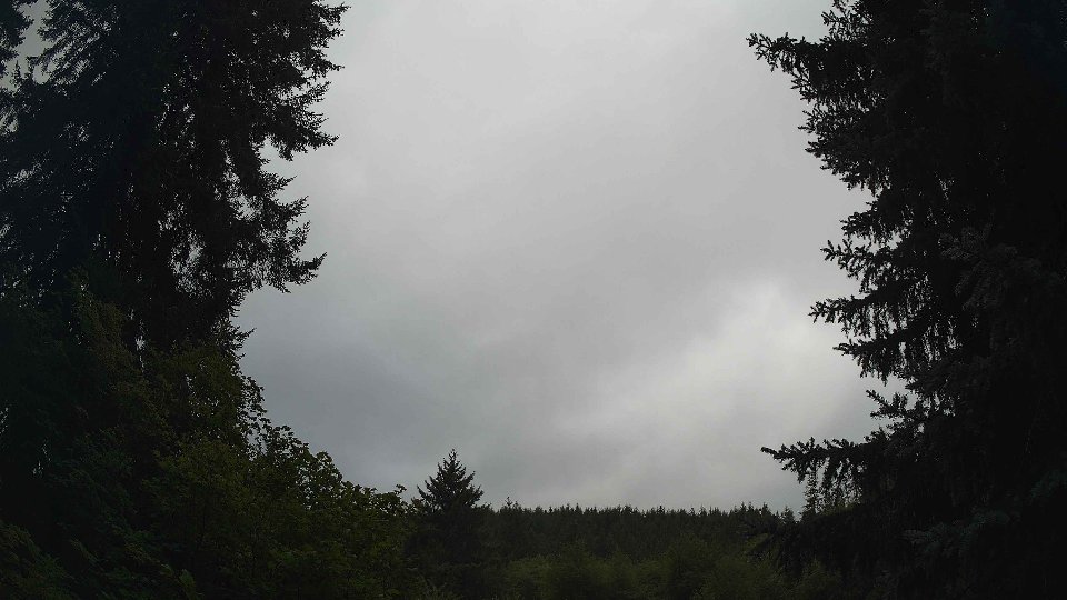 Pacific Northwest skyline timelapse frame from Aug 15th, 2026 at 12:45 PM