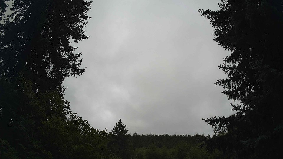 Pacific Northwest skyline timelapse frame from Aug 15th, 2026 at 1:00 PM