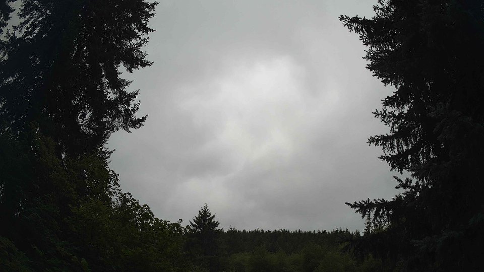 Pacific Northwest skyline timelapse frame from Aug 15th, 2026 at 1:45 PM