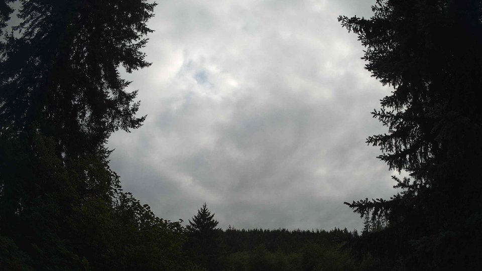 Pacific Northwest skyline timelapse frame from Aug 15th, 2026 at 5:45 PM