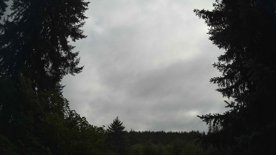 Pacific Northwest skyline timelapse frame from Aug 15th, 2026 at 6:00 PM