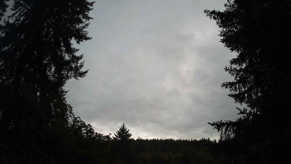 Pacific Northwest skyline timelapse frame from Aug 15th, 2026 at 8:30 PM