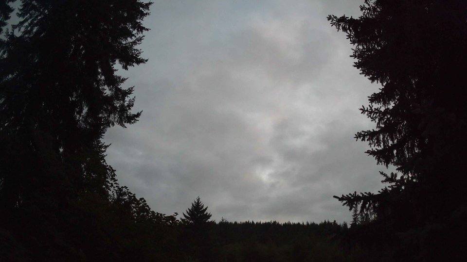Pacific Northwest skyline timelapse frame from Aug 15th, 2026 at 8:45 PM