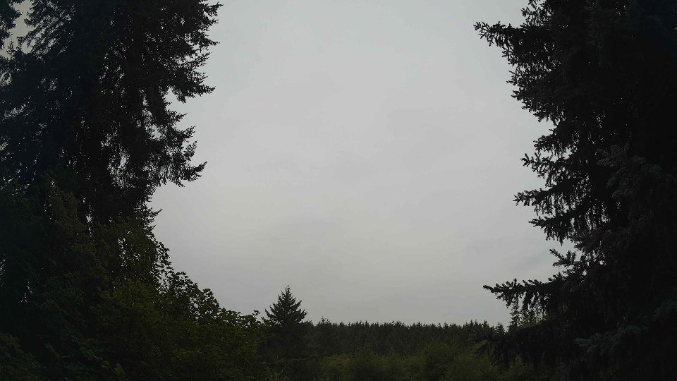 Pacific Northwest skyline timelapse frame from Aug 16th, 2026 at 8:00 AM