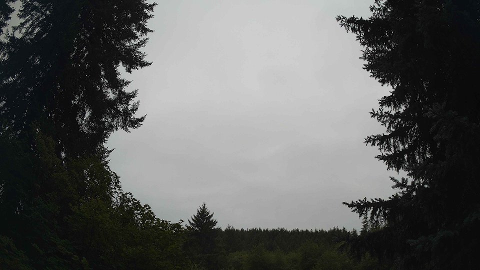 Pacific Northwest skyline timelapse frame from Aug 16th, 2026 at 8:30 AM
