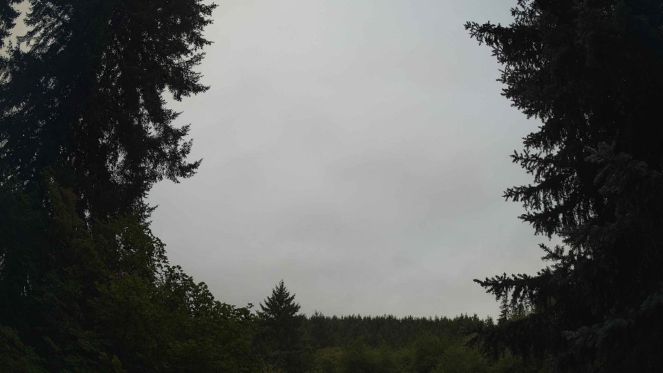 Pacific Northwest skyline timelapse frame from Aug 16th, 2026 at 9:30 AM