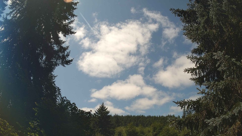 Pacific Northwest skyline timelapse frame from Aug 16th, 2026 at 12:30 PM