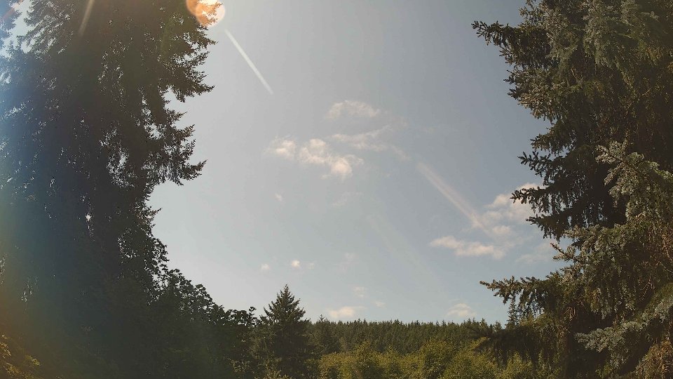 Pacific Northwest skyline timelapse frame from Aug 16th, 2026 at 12:45 PM
