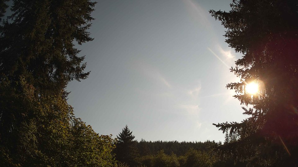 Pacific Northwest skyline timelapse frame from Aug 16th, 2026 at 5:45 PM