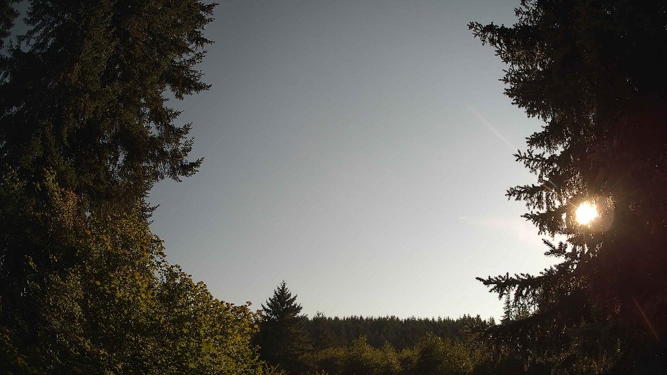Pacific Northwest skyline timelapse frame from Aug 16th, 2026 at 6:00 PM