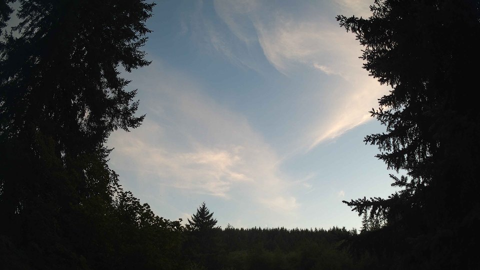Pacific Northwest skyline timelapse frame from Aug 16th, 2026 at 8:15 PM