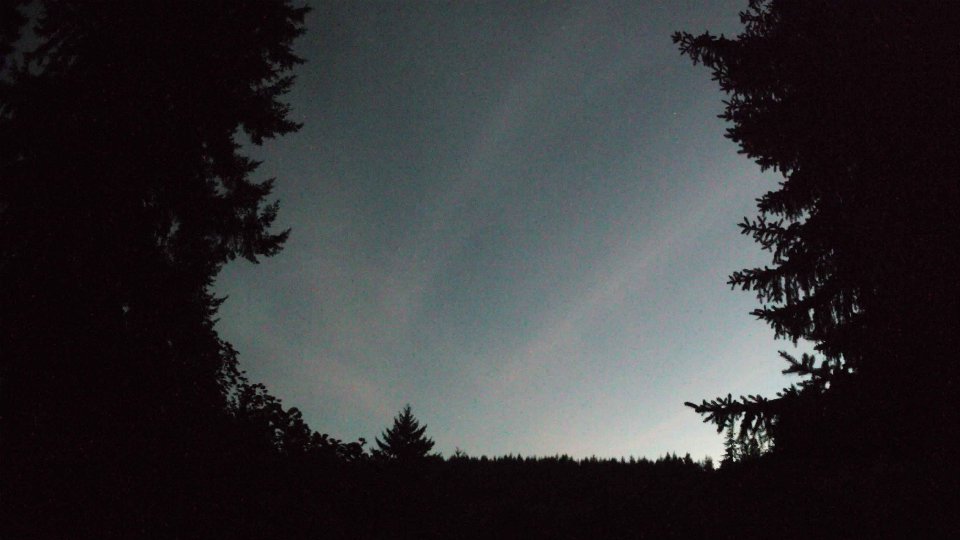 Pacific Northwest skyline timelapse frame from Aug 16th, 2026 at 8:59 PM