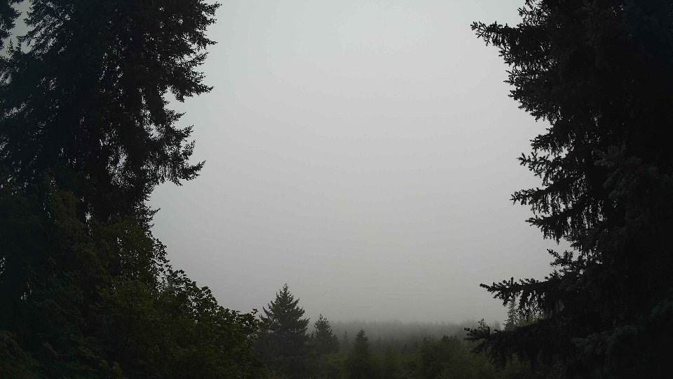 Pacific Northwest skyline timelapse frame from Aug 17th, 2026 at 6:45 AM