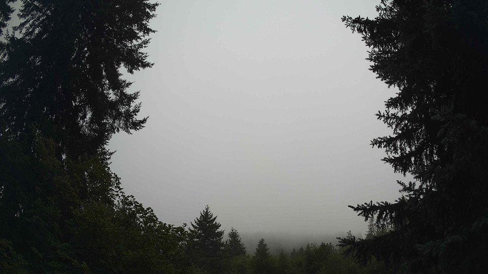 Pacific Northwest skyline timelapse frame from Aug 17th, 2026 at 7:45 AM