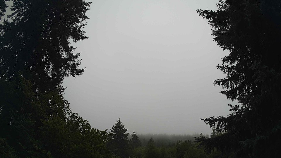 Pacific Northwest skyline timelapse frame from Aug 17th, 2026 at 8:15 AM