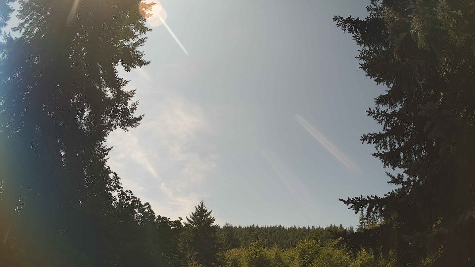 Pacific Northwest skyline timelapse frame from Aug 17th, 2026 at 1:00 PM
