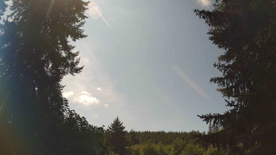 Pacific Northwest skyline timelapse frame from Aug 17th, 2026 at 1:15 PM
