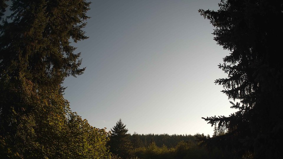 Pacific Northwest skyline timelapse frame from Aug 17th, 2026 at 6:30 PM