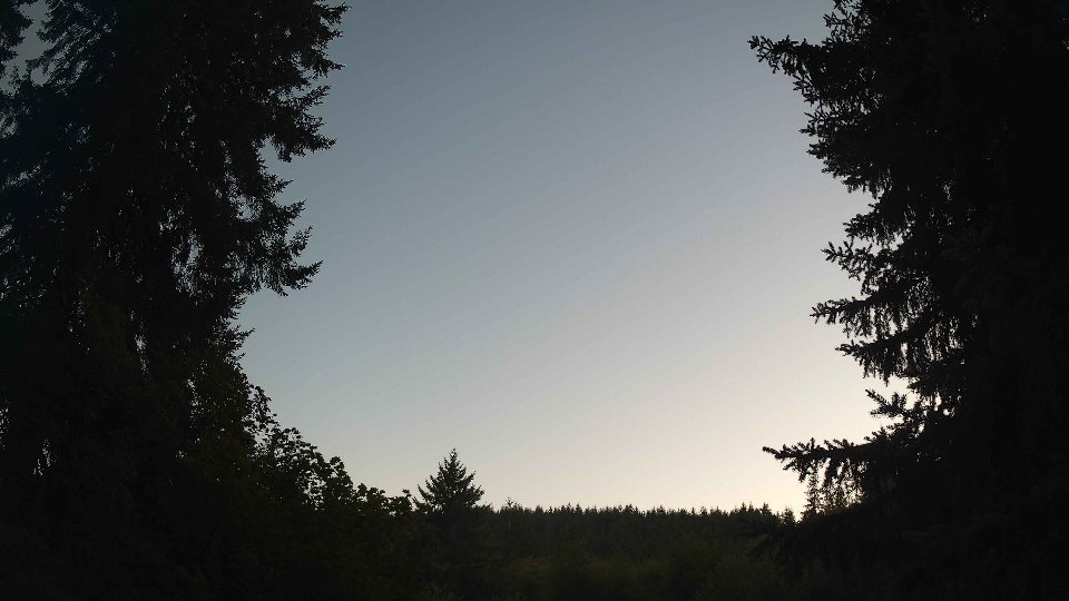 Pacific Northwest skyline timelapse frame from Aug 17th, 2026 at 8:15 PM