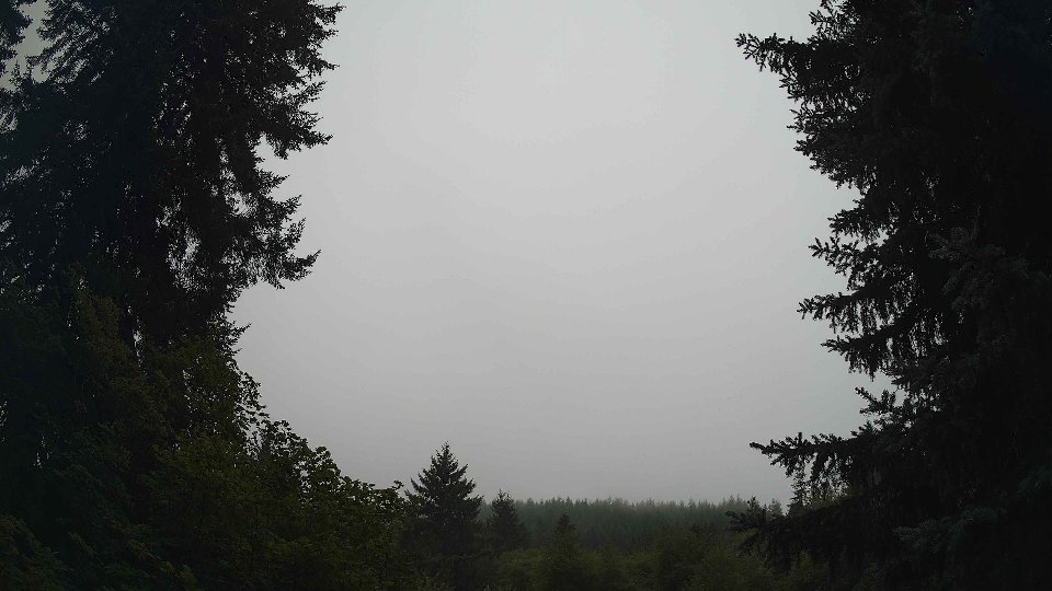 Pacific Northwest skyline timelapse frame from Aug 18th, 2026 at 7:30 AM