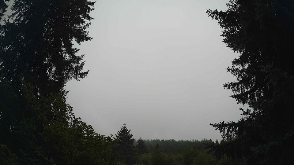 Pacific Northwest skyline timelapse frame from Aug 18th, 2026 at 9:30 AM
