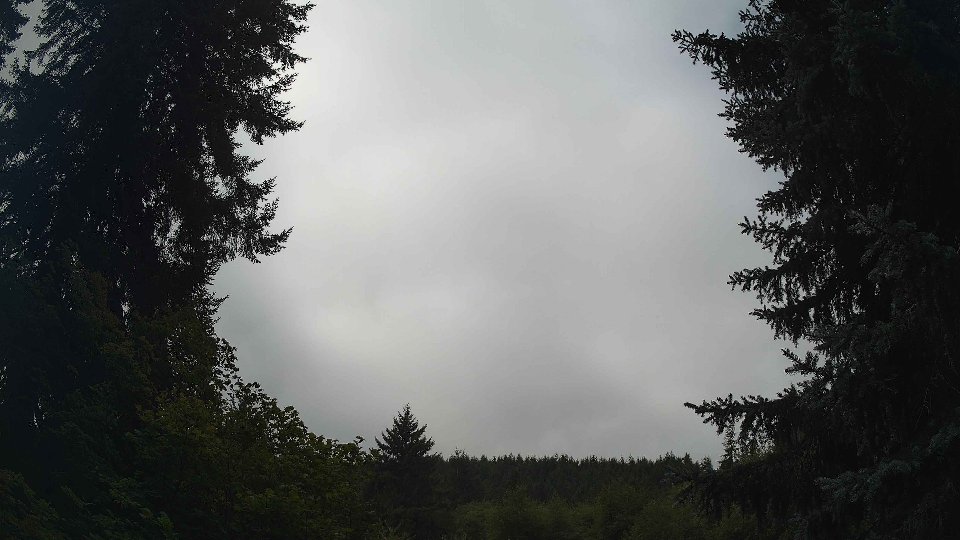 Pacific Northwest skyline timelapse frame from Aug 18th, 2026 at 12:15 PM