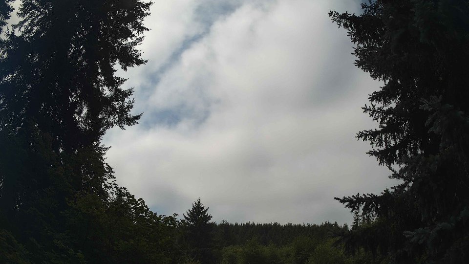 Pacific Northwest skyline timelapse frame from Aug 18th, 2026 at 12:30 PM