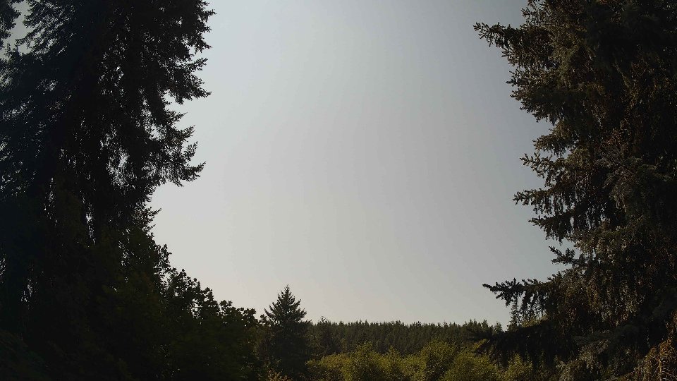 Pacific Northwest skyline timelapse frame from Aug 18th, 2026 at 1:30 PM