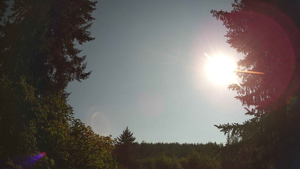 Pacific Northwest skyline timelapse frame from Aug 18th, 2026 at 5:00 PM