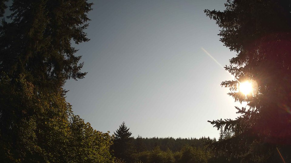 Pacific Northwest skyline timelapse frame from Aug 18th, 2026 at 5:45 PM