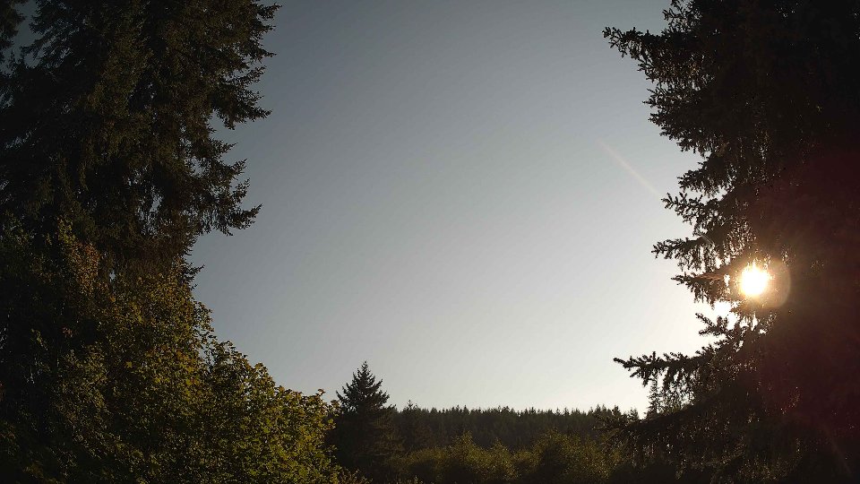 Pacific Northwest skyline timelapse frame from Aug 18th, 2026 at 6:00 PM