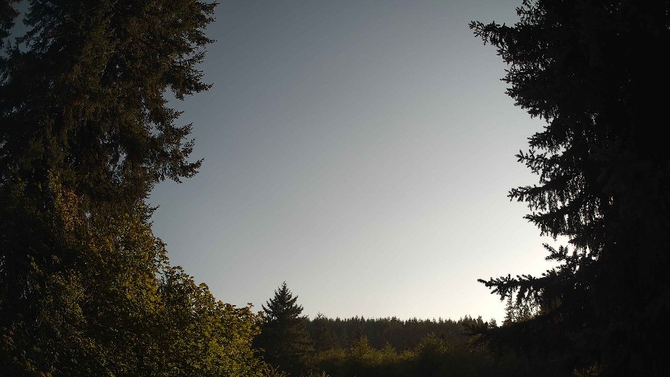 Pacific Northwest skyline timelapse frame from Aug 18th, 2026 at 6:30 PM