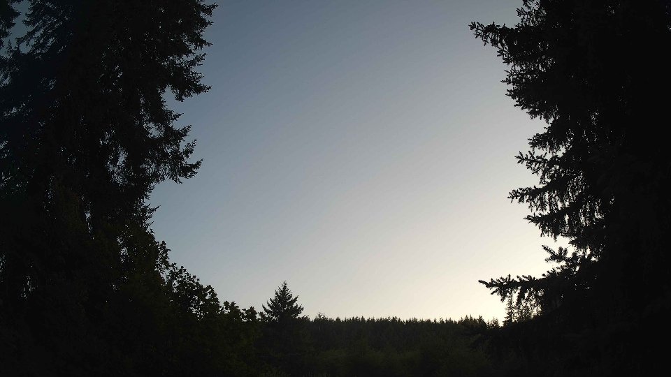 Pacific Northwest skyline timelapse frame from Aug 18th, 2026 at 7:30 PM