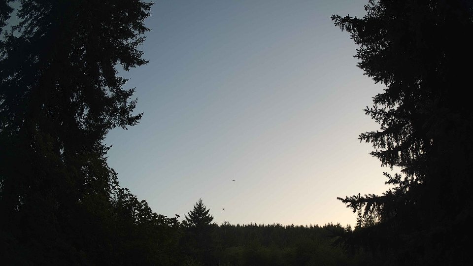 Pacific Northwest skyline timelapse frame from Aug 18th, 2026 at 8:00 PM