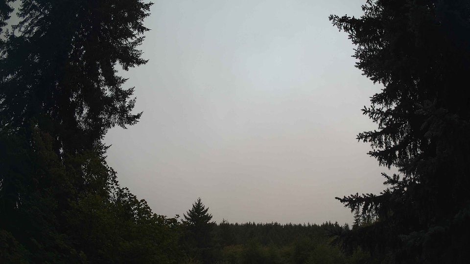 Pacific Northwest skyline timelapse frame from Aug 19th, 2026 at 6:45 AM