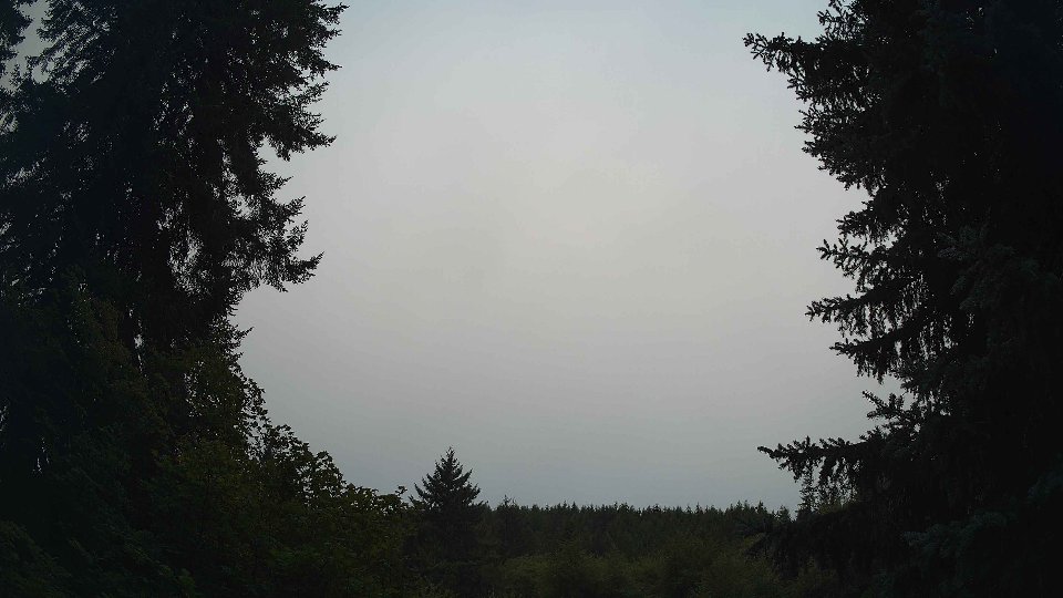 Pacific Northwest skyline timelapse frame from Aug 19th, 2026 at 7:00 AM